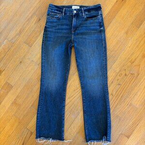 Frame Le Crop Mini Boot Jeans in Gratitude Women's Size 25